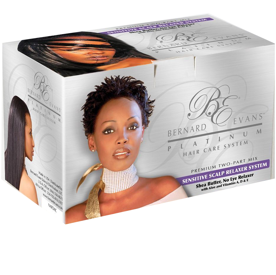 Bernard Evans Platinum Hair Care System - Relaxer (For Sensitive Scalp Formula With Shea Butter)